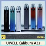 UWELL Caliburn A3S咖哩棒A3S POD電子煙主機官網評價說明書